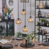 Ripoll Suspension, Boule lumineuse, Suspension grappe Ambre, 4 lumières