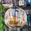 Ripoll Suspension, Boule lumineuse, Suspension grappe Ambre, 4 lumières