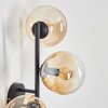 Gastor Boule lumineuse, Applique murale Ambre, Clair, 3 lumières