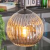 Ripoll Suspension, Boule lumineuse, Suspension grappe Fumé, 3 lumières