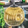 Ripoll Suspension, Boule lumineuse, Suspension grappe Or, Clair, 3 lumières