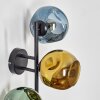 Ripoll Boule lumineuse, Applique murale Bleu, Or, Vert, 3 lumières