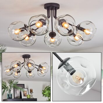 Ripoll Plafonnier, Boule lumineuse Clair, 7 lumières