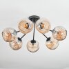 Ripoll Plafonnier, Boule lumineuse Ambre, 7 lumières