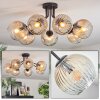 Ripoll Plafonnier, Boule lumineuse Ambre, Clair, 7 lumières