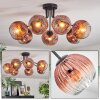 Ripoll Plafonnier, Boule lumineuse Clair, Cuivré, 7 lumières
