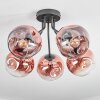Ripoll Plafonnier, Boule lumineuse Clair, Cuivré, 5 lumières