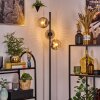 Ripoll Lampadaire Chrome, Clair, Fumé, 3 lumières