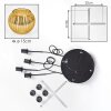 Koyoto Suspension, Boule lumineuse, Suspension grappe Or, 4 lumières