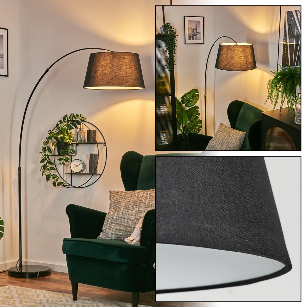 Bassagoda Lampadaire Chrome, Noir, 1 lumière main product photo
