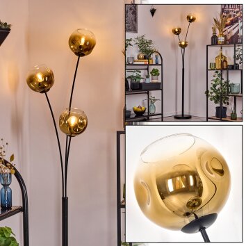 Ripoll Boule lumineuse, Lampadaire Or, Clair, 3 lumières