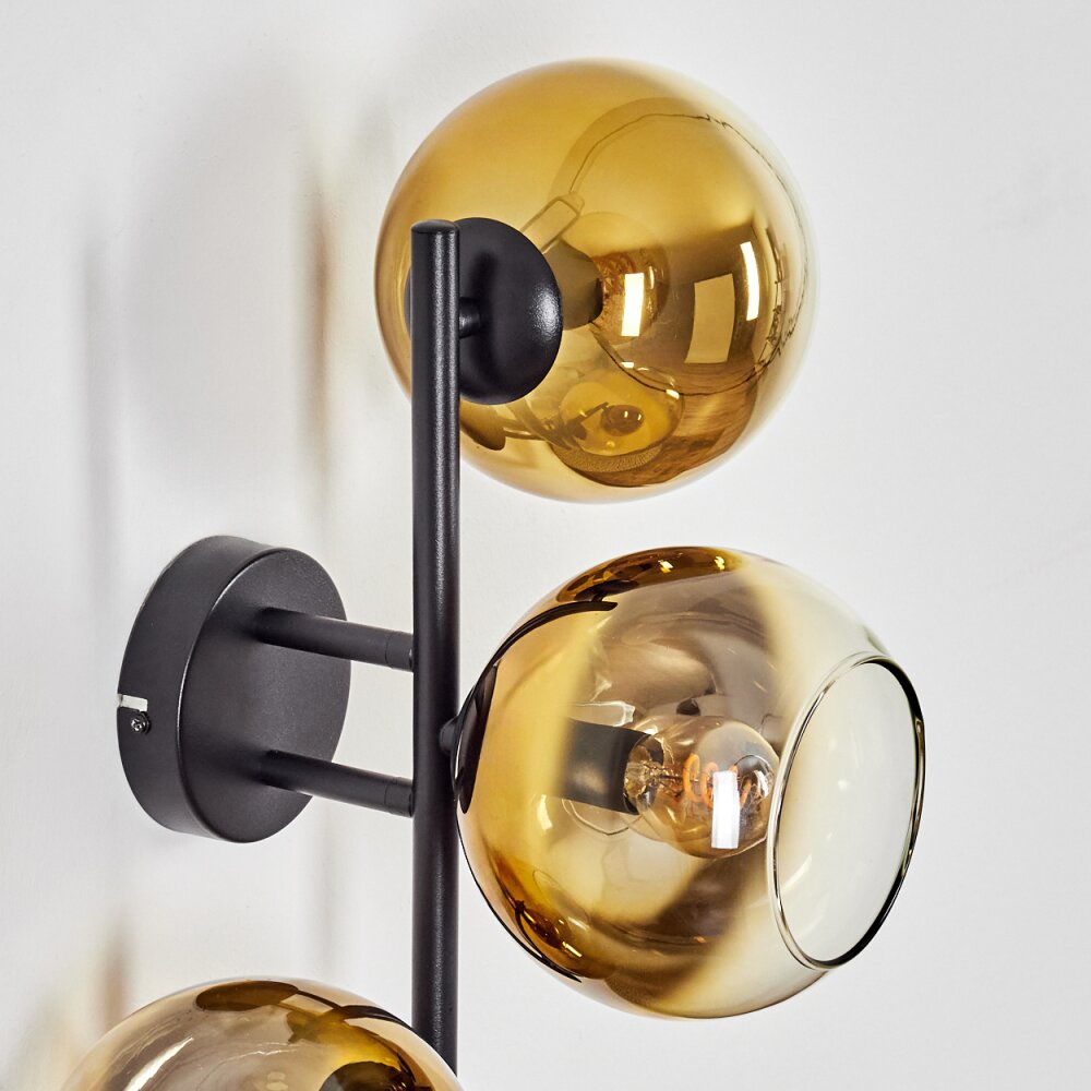 Koyoto Boule lumineuse, Applique murale Or, Clair, 3 lumières