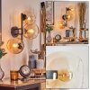 Koyoto Boule lumineuse, Applique murale Ambre, Clair, 3 lumières