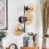 Koyoto Boule lumineuse, Applique murale Ambre, Clair, 3 lumières