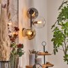 Gastor Boule lumineuse, Applique murale Ambre, Clair, Fumé, 3 lumières