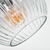 Ripoll Plafonnier, Boule lumineuse Ambre, Clair, Fumé, 5 lumières