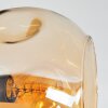 Ripoll Plafonnier, Boule lumineuse Ambre, Clair, Fumé, 4 lumières