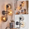 Koyoto Boule lumineuse, Applique murale Ambre, Clair, Fumé, 3 lumières