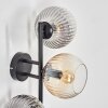 Koyoto Boule lumineuse, Applique murale Ambre, Clair, Fumé, 3 lumières