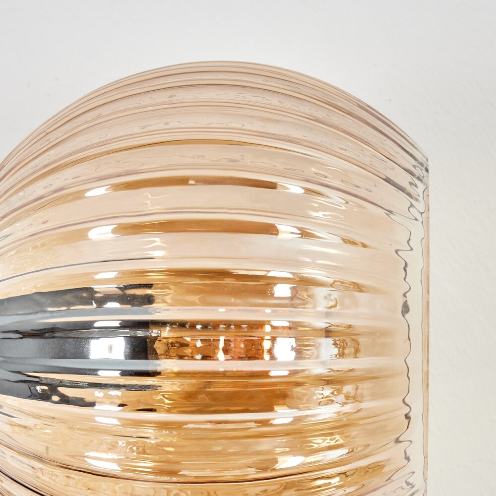 Koyoto Boule lumineuse, Applique murale Ambre, 3 lumières