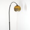 Ripoll Lampadaire Noir, 1 lumière