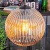 Koyoto Suspension, Boule lumineuse, Suspension grappe 30 cm Ambre, 3 lumières