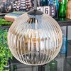 Koyoto Suspension, Boule lumineuse, Suspension grappe 30 cm Ambre, Clair, 3 lumières