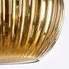 Koyoto Suspension, Boule lumineuse, Suspension grappe 30 cm Or, 3 lumières