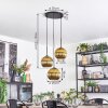 Koyoto Suspension, Boule lumineuse, Suspension grappe 30 cm Or, 3 lumières