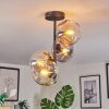 Ripoll Plafonnier, Boule lumineuse Ambre, Clair, Fumé, 4 lumières