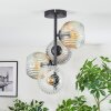 Ripoll Plafonnier, Boule lumineuse Ambre, Clair, Fumé, 4 lumières