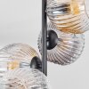 Ripoll Plafonnier, Boule lumineuse Ambre, Clair, Fumé, 4 lumières