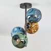 Ripoll Plafonnier, Boule lumineuse Bleu, Or, Vert, 4 lumières