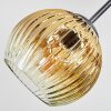 Ripoll Plafonnier, Boule lumineuse Or, Clair, Cuivré, Fumé, 3 lumières