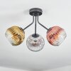 Ripoll Plafonnier, Boule lumineuse Or, Clair, Cuivré, Fumé, 3 lumières