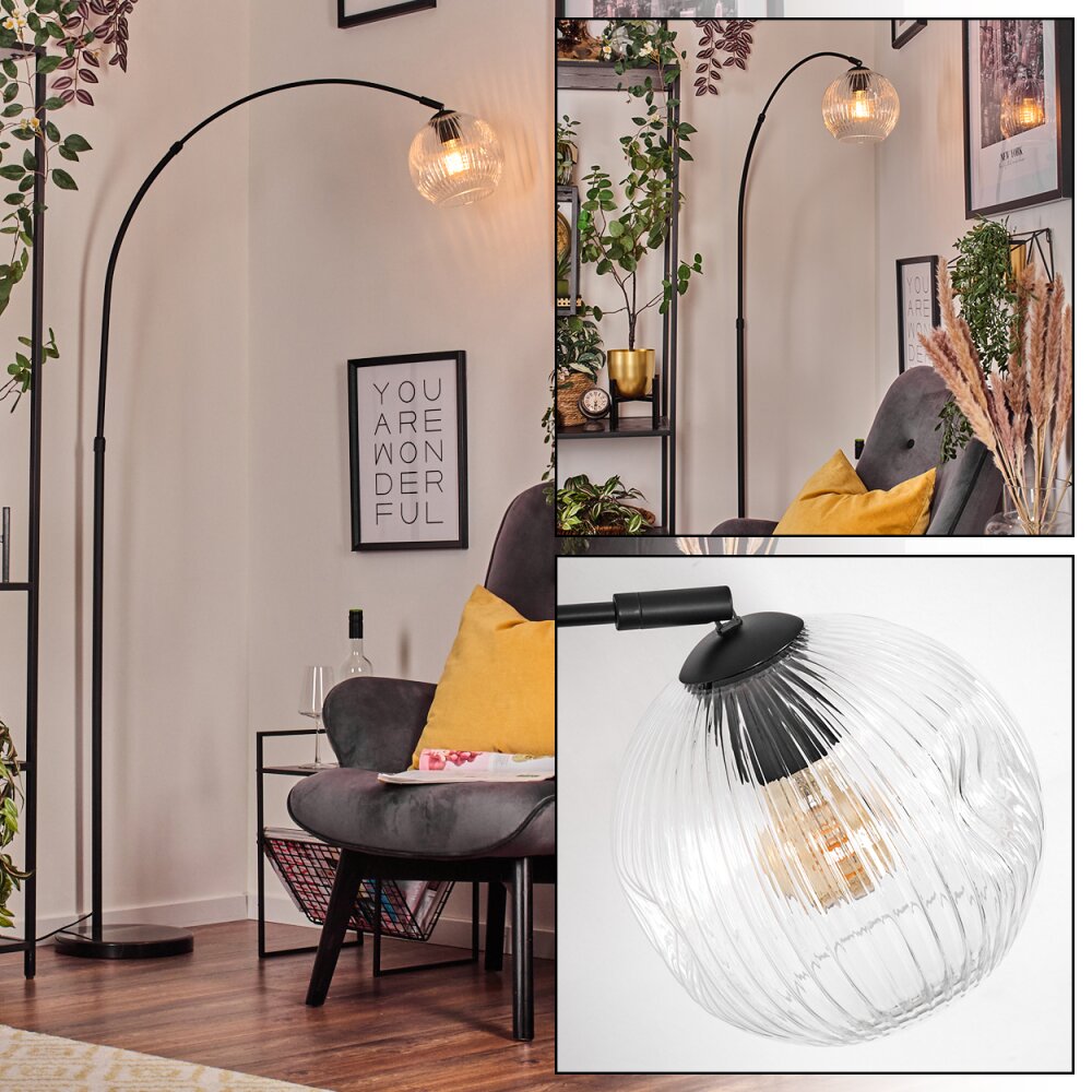 Ripoll Lampadaire Noir, 1 lumière main product photo