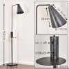 Lampadaire Terwispel Anthracite, Gris, Noir, 1 lumière