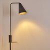 Lampadaire Terwispel Anthracite, Gris, Noir, 1 lumière