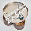 Plafonnier Alsen Nickel mat, 3 lumières