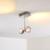 Plafonnier Florenz LED Chrome, 2 lumières