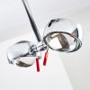 Plafonnier Florenz LED Chrome, 2 lumières
