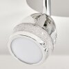 Plafonnier Morges LED Chrome, 3 lumières