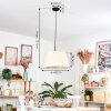 Bassagoda Suspension, Suspension beige, Blanc, 1 lumière