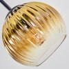 Koyoto Plafonnier, Boule lumineuse 42 cm Bleu, Or, Vert, Clair, 3 lumières