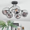 Ripoll Plafonnier, Boule lumineuse Fumé, 5 lumières
