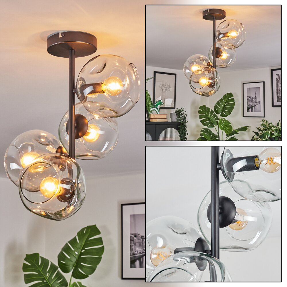 Ripoll Plafonnier, Boule lumineuse Clair, 4 lumières main product photo