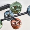 Ripoll Plafonnier, Boule lumineuse Bleu, Vert, Cuivré, 8 lumières