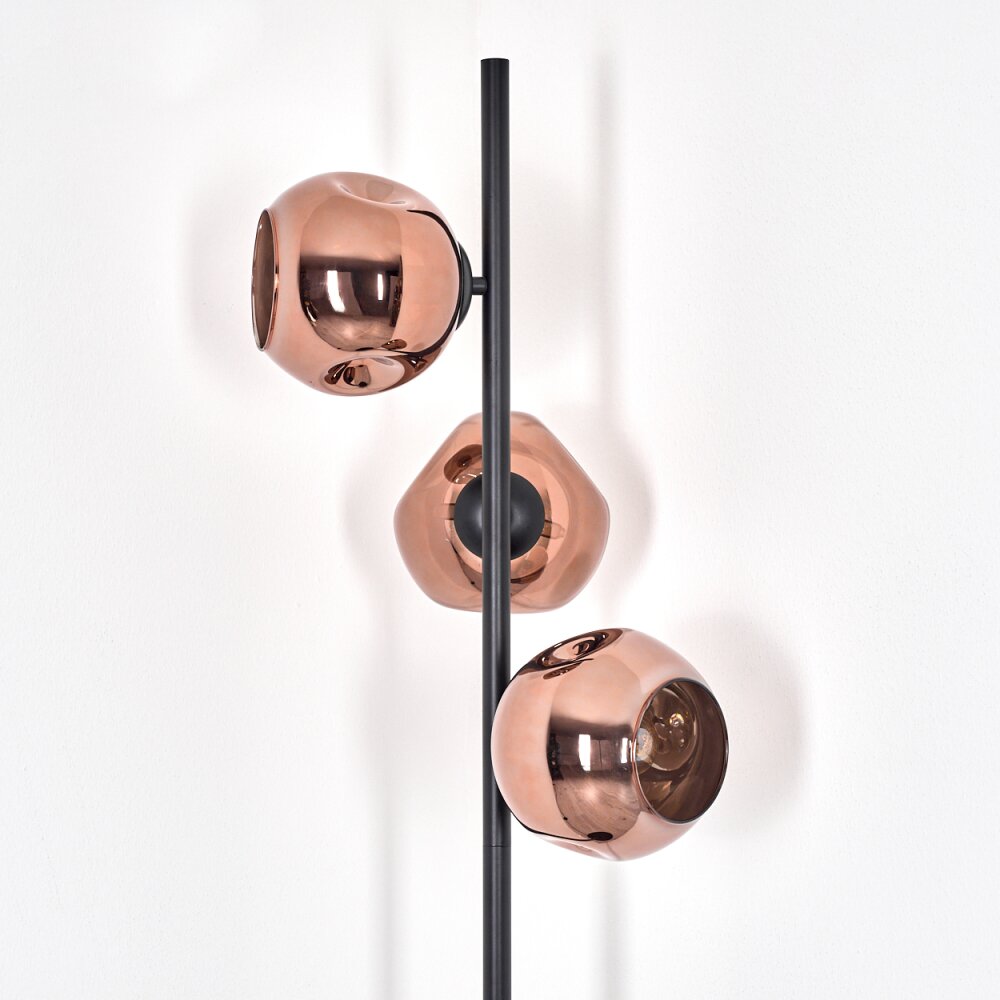 Ripoll Lampadaire Cuivré, 3 lumières