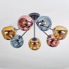 Ripoll Plafonnier, Boule lumineuse Bleu, Or, Cuivré, 7 lumières