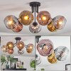 Ripoll Plafonnier, Boule lumineuse Chrome, Or, Clair, Cuivré, Fumé, 7 lumières